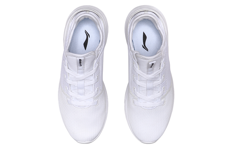 Shop (Women) Li-Ning Classic Running 'Lightweight Breathable White' AGLP066-3