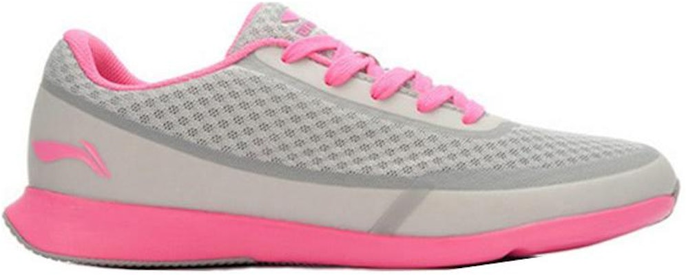 (W) Li-Ning Sepatu Lari Klasik 'Pink Grey' ACGJ056-2 Order (W) Li-Ning Sepatu Lari Klasik 'Pink Grey' ACGJ056-2