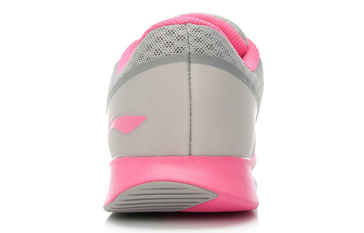 Shop LiNing李寧 舒適透氣 經典休閒慢跑鞋 女款 粉灰色