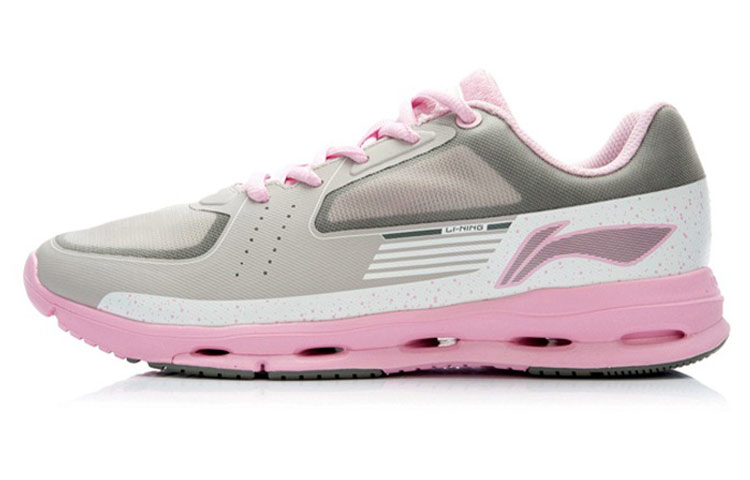 Buy LiNing李寧 舒適透氣 經典休閒跑步鞋 女款 粉灰