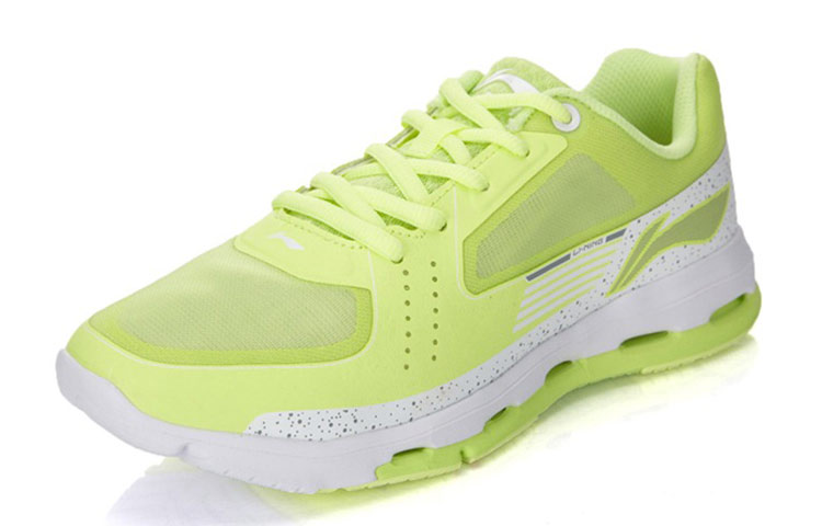 Lookbook LiNing李寧 舒適透氣 經典休閒慢跑鞋 女款 黃白