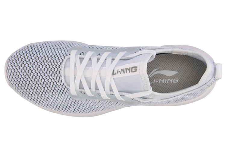 Lookbook (Women) Li-Ning Classic Running Shoe 'White Grey' AGCM252-1