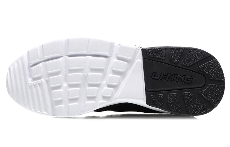 Purchase (Women) Li-Ning Classic Running Shoes 'Black and White Cushion' AGCN346-6