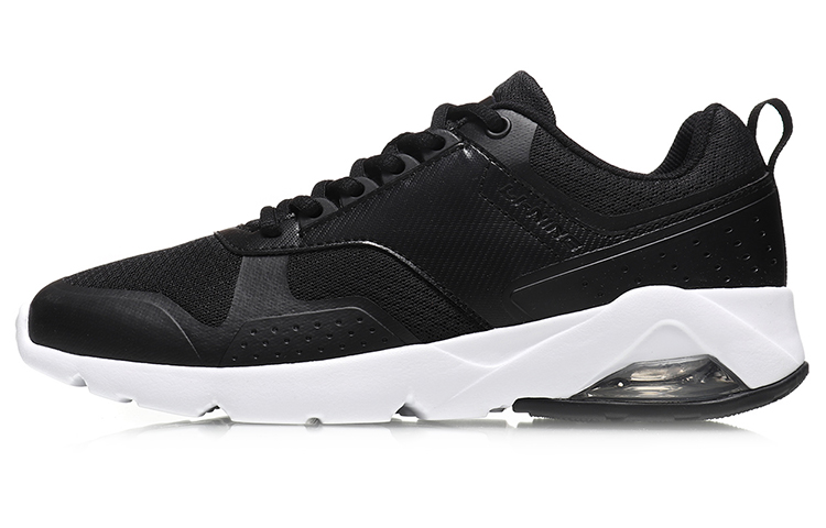 (Women) Li-Ning Classic Running Shoes 'Black White' AGCN346-4