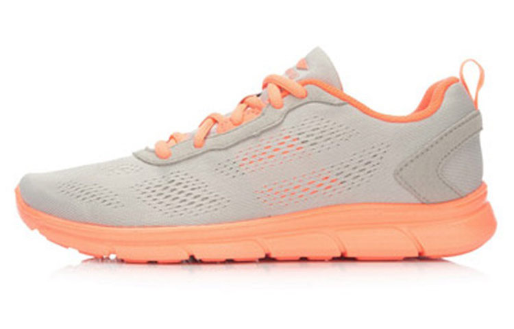 (Women) Li-Ning Classic Running Shoes 'Grey Orange' ARHL046-2