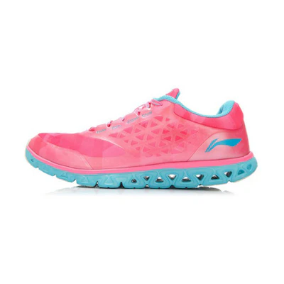 (W) Li-Ning Classic Running Shoes 'Pink and Blue'