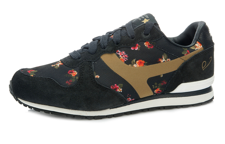 Order (Women) Li-Ning Classic Running Sneaker 'Black Brown Floral' ALCJ174-3