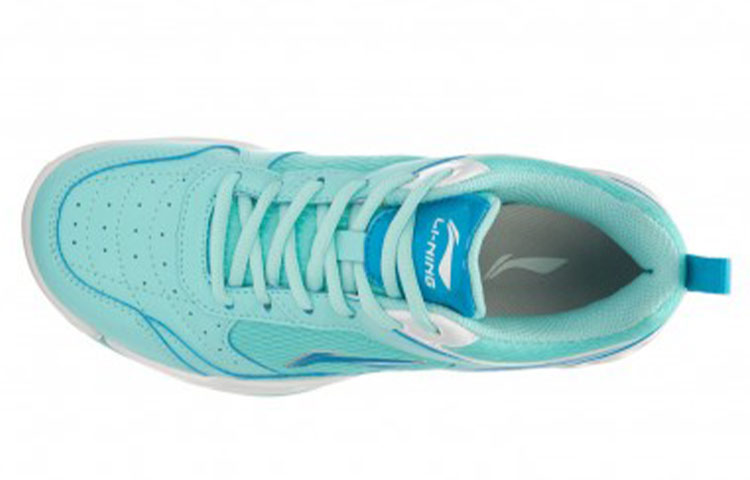 Shop (Women) Li-Ning Classic Running Sneaker 'Blue White' AYTL008-3