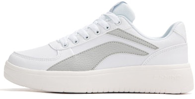 (Women) Li-Ning Classic Skateboarding 'White Gray' AGCR470-1 (Women) Li-Ning Classic Skateboarding 'White Gray' AGCR470-1