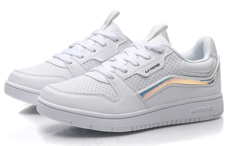 Lookbook (W) Li-Ning Clásico Skateboarding Low 'Blanco Láser' AGCP252-1