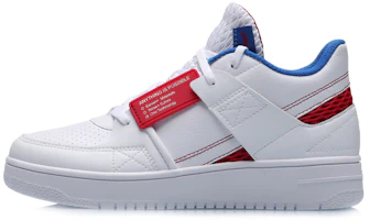 (Women) Li-Ning Classic Skateboarding Low 'White Red Blue' AGBP062-3 (Women) Li-Ning Classic Skateboarding Low 'White Red Blue' AGBP062-3