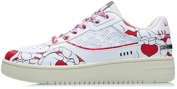 (W) 李寧 クラシック スケボー × ディズニー 白赤ミニー AGCS146-1 Buy (W) 李寧 クラシック スケボー × ディズニー 白赤ミニー AGCS146-1