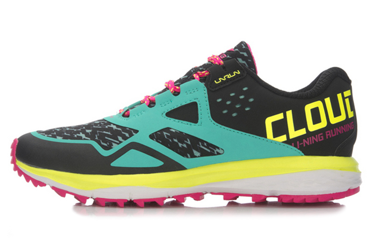 (Women) Li-Ning Cloud 2 'Black Green Yellow' ARHL058-3
