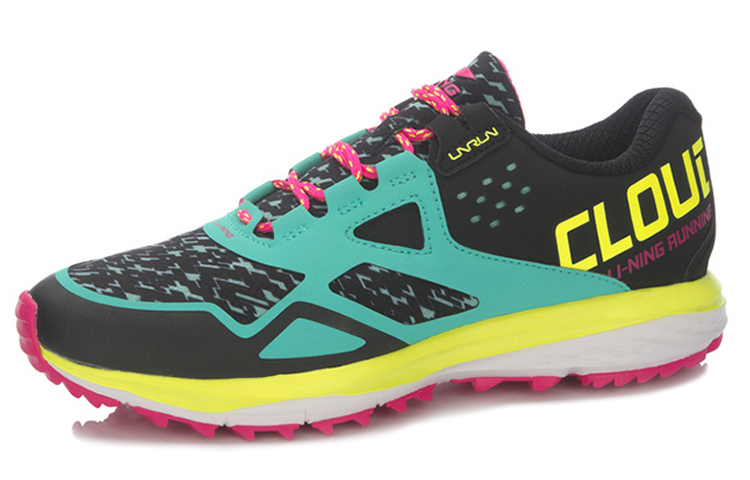 Lookbook (Women) Li-Ning Cloud 2 'Black Green Yellow' ARHL058-3
