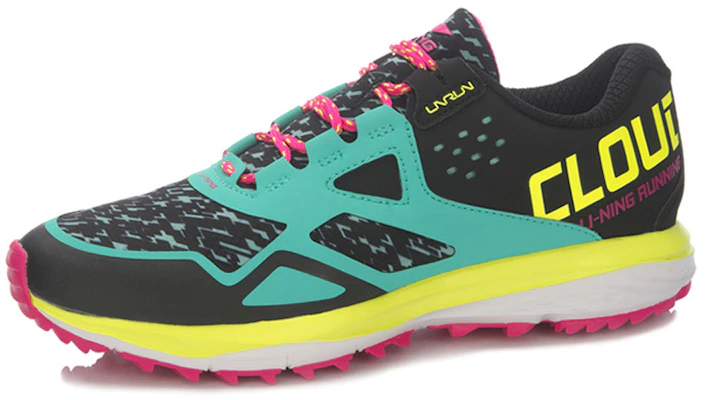 (Women) Li-Ning Cloud 2 'Black Green Yellow' ARHL058-3 Lookbook (Women) Li-Ning Cloud 2 'Black Green Yellow' ARHL058-3