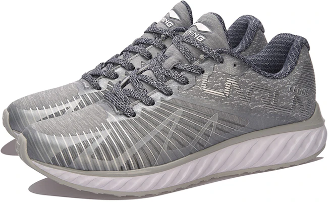 (Women) Li-Ning Cloud 4 Flame 'Grey White' ARHM068-3 Lookbook (Women) Li-Ning Cloud 4 Flame 'Grey White' ARHM068-3