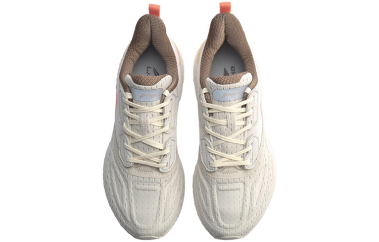 Shop (Women) Li-Ning Cloud 5 Low Running 'Pearl White' ARHP176-4