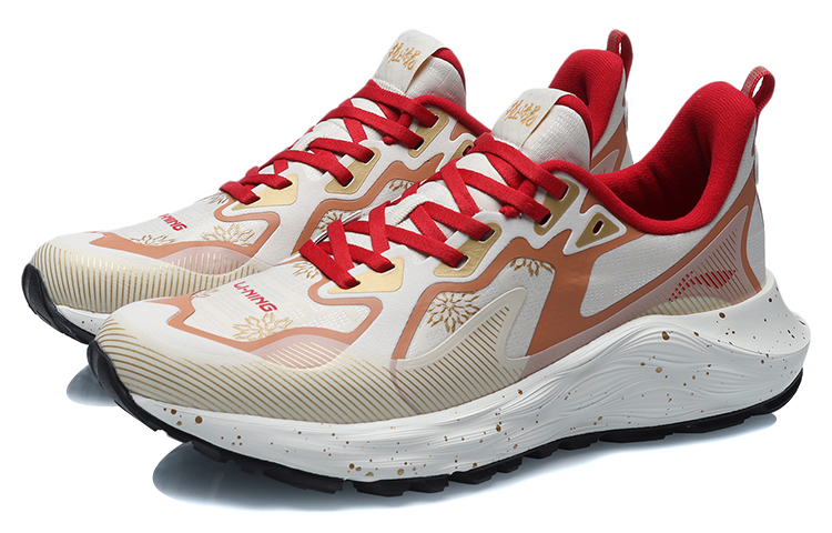 Lookbook (W) 李宁 云系列 '灰红' ARHR084-4