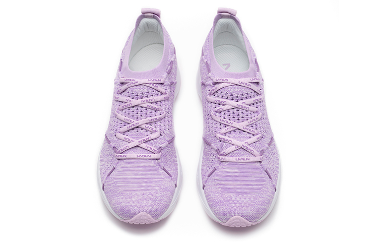 Shop (W) Scarpe Running Uomo Li-Ning Cloud Lightweight Knit ''Viola Bianco'' ARHN124-6