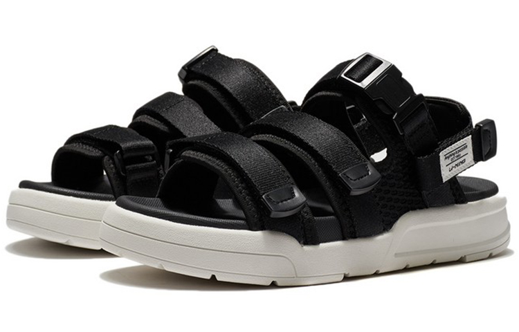 Lookbook (W) Sandal Li-Ning Coca 'Hitam Beige' AGUS004-3