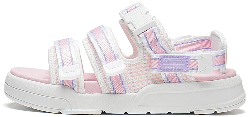 (Women) Li-Ning Coca Sandals 'White Lavender Pink' AGUS004-1 Buy (Women) Li-Ning Coca Sandals 'White Lavender Pink' AGUS004-1