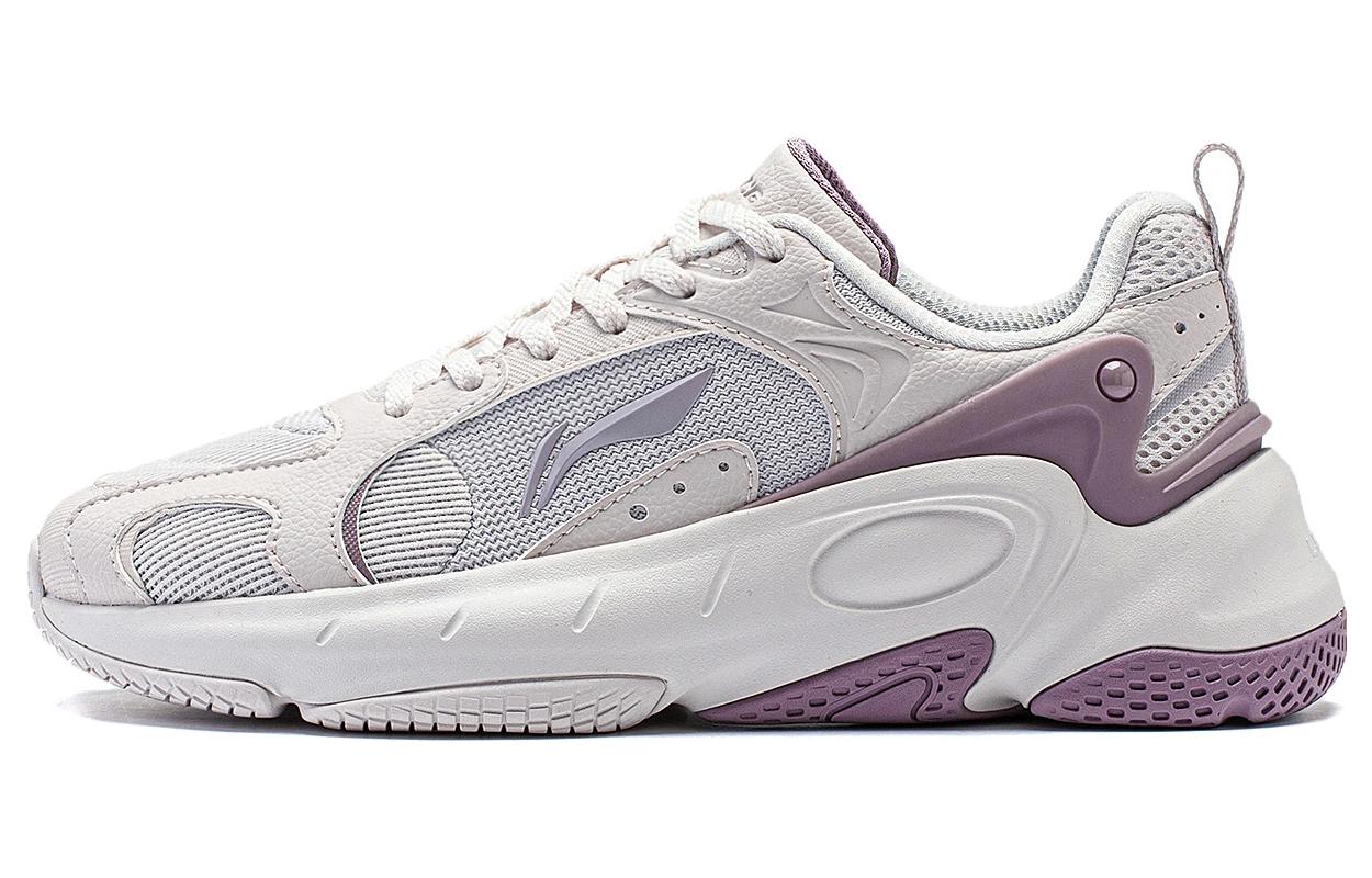 (Women) Li-Ning Coconut 'White Grey Purple' AGCT392-3
