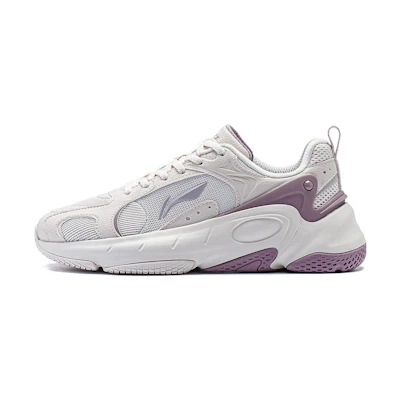 (W) Li-Ning Coconut 'White Grey Purple'