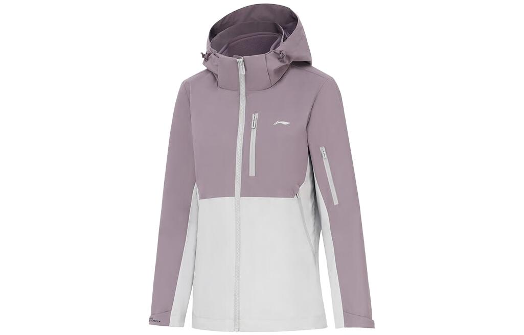 Order (Women) Li-Ning Colorblock 3-in-1 Sports Jacket - Purple AWBT014-2