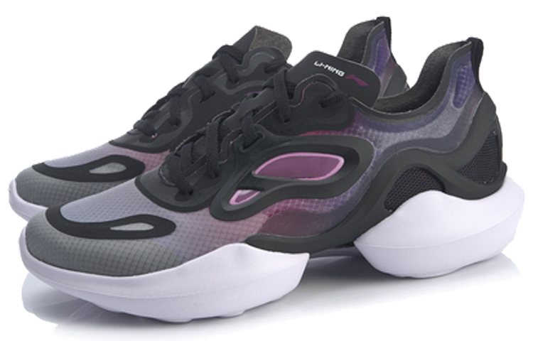 Lookbook (W) Li-Ning Comet ''Zwart Wit'' AGLQ038-4