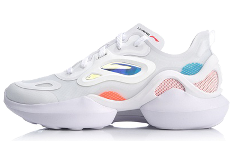 (Women) Li-Ning Comet 'White Orange' AGLQ038-3