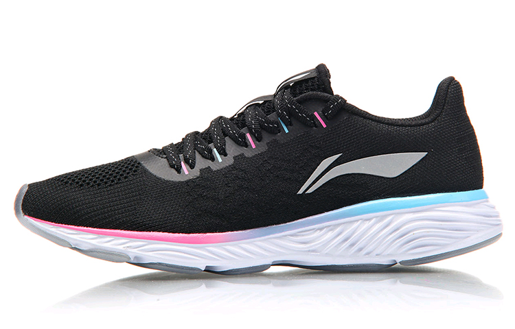 (Women) Li-Ning Comfort Breathable 'Black White Pink' ARHM084-5