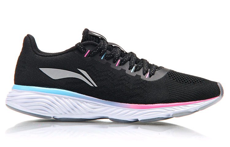 Order (W) 리닝 편안 통기성 '블랙 화이트 핑크' ARHM084-5