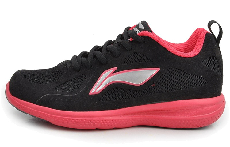 (Women) Li-Ning Comfort Breathable Casual Low-Top Running 'Orange Black' ARHH024-3