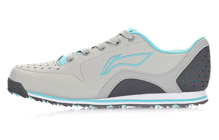 (Women) Li-Ning Comfort Breathable Low-Top Running 'Cool Grey' ARCH006-2