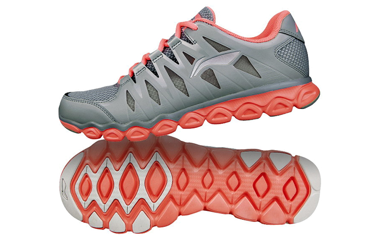 (W) Li-Ning CMFT Breathable Low-Top Running 'Grey Orange' 圖 3