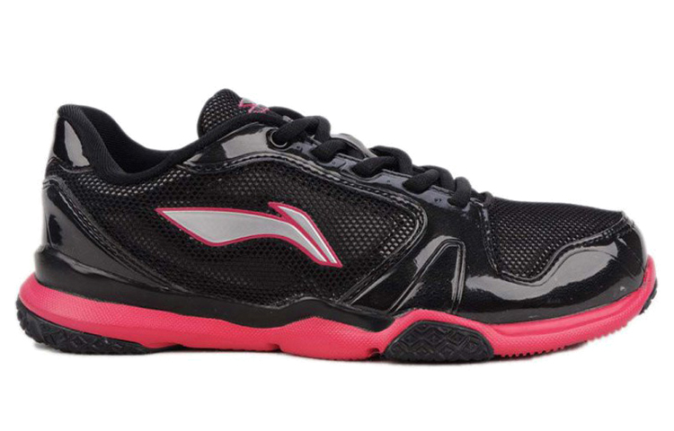 Order (W) Li-Ning Zapatillas Transpirables Bajas 'Negro Rojo' ACGG016-1