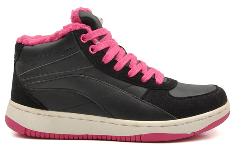 Order (W) Li-Ning Comfort Ademend Mid-Top ''Zwart Roze'' ALCH166-1