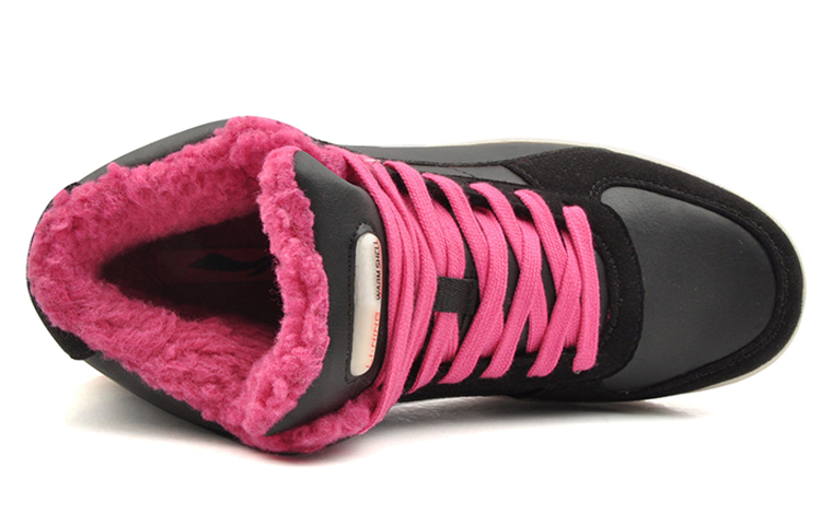 Shop (W) Li-Ning Comfort Ademend Mid-Top ''Zwart Roze'' ALCH166-1