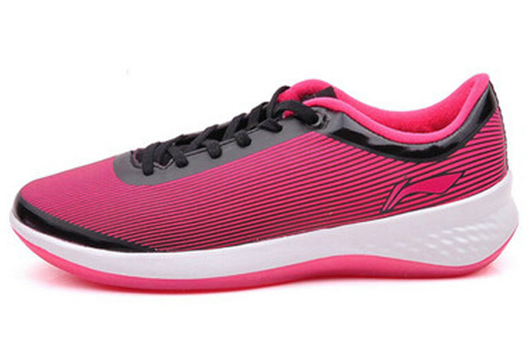 (Women) Li-Ning Comfort Breathable Running Shoe 'Pink Black' ACGJ002-4