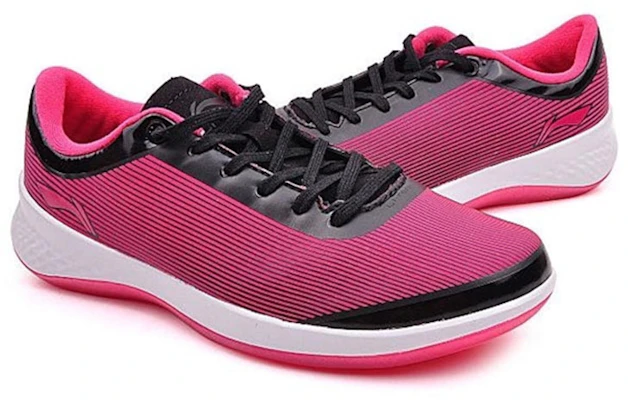 (W) Li-Ning Sepatu Lari Nyaman Berpori 'Pink Black' ACGJ002-4 Lookbook (W) Li-Ning Sepatu Lari Nyaman Berpori 'Pink Black' ACGJ002-4