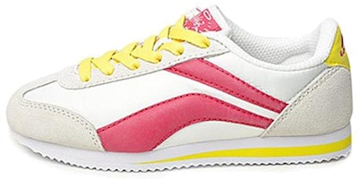 (Women) Li-Ning Comfort Breathable Running Shoes 'Grey Pink Yellow' ALCF152-1 (Women) Li-Ning Comfort Breathable Running Shoes 'Grey Pink Yellow' ALCF152-1