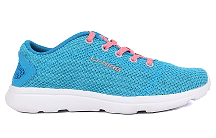 Order (W) Sepatu Lari Nyaman Bernapas Li-Ning 'Biru Sederhana' ARJK004-1
