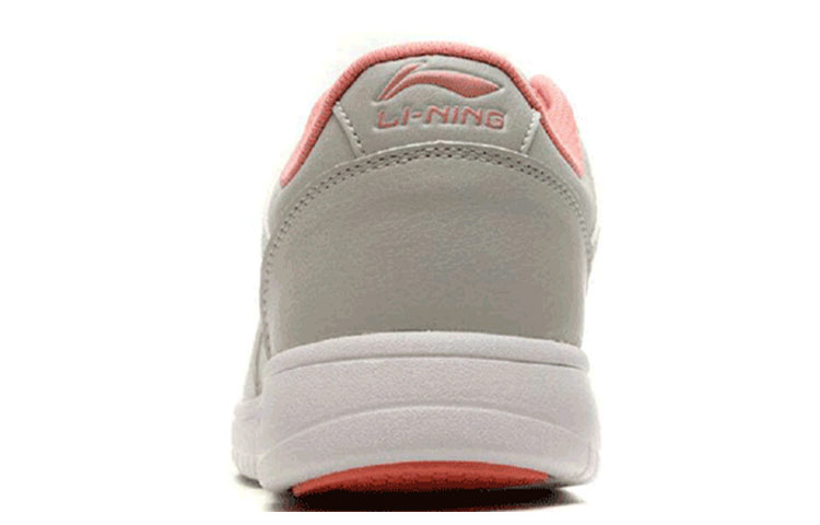 Lookbook LiNing李寧 舒適透氣休閒板鞋 女款 灰粉