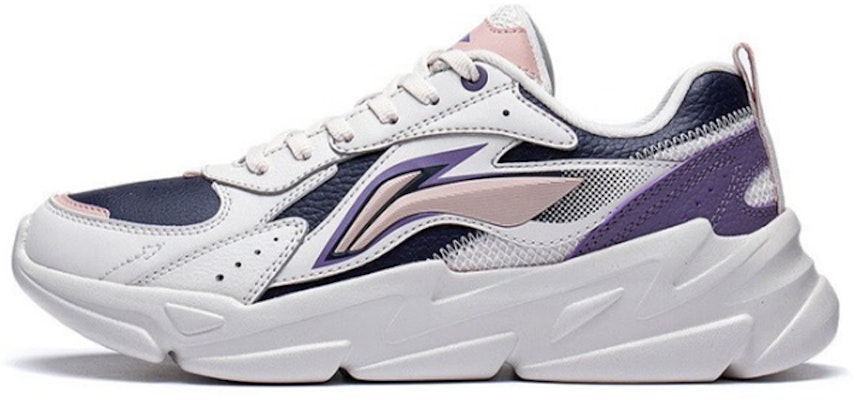 (W) Li-Ning Comfort Casual 'Blanco Morado' AGLS172-3 Buy (W) Li-Ning Comfort Casual 'Blanco Morado' AGLS172-3