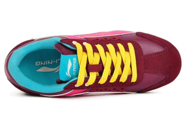 Lookbook (Women) Li-Ning Comfort Casual Low 'Fluorescent Magenta' ALCJ158-1