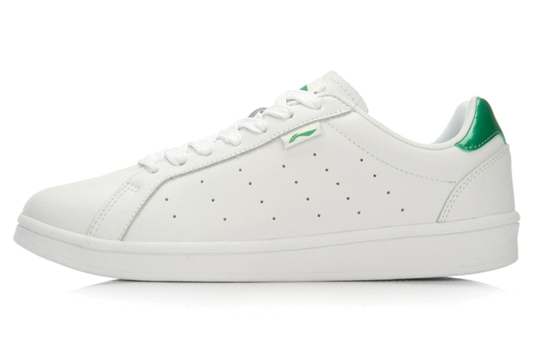 (Women) Li-Ning Comfort Casual Low 'White Green' ALCL086-1