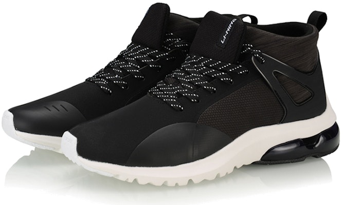 (Women) Li-Ning Comfort Casual Mid-Top 'Black White' AGCP288-1 Lookbook (Women) Li-Ning Comfort Casual Mid-Top 'Black White' AGCP288-1