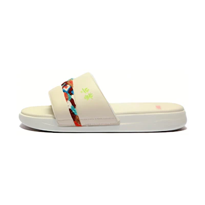 (W) Li-Ning CMFT Casual Sport Slides 'Egg Milk Grey'