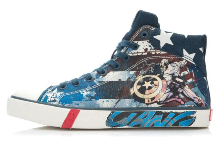 Buy (W) 李宁舒适高帮鞋 '蓝色' ALAK094-1