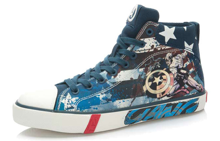 Lookbook (W) 李宁舒适高帮鞋 '蓝色' ALAK094-1